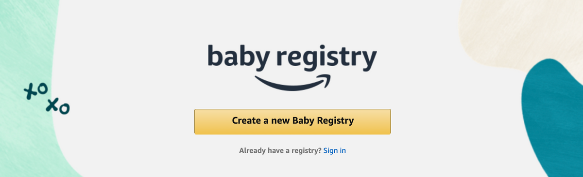 Amazon baby registry hot sale logo